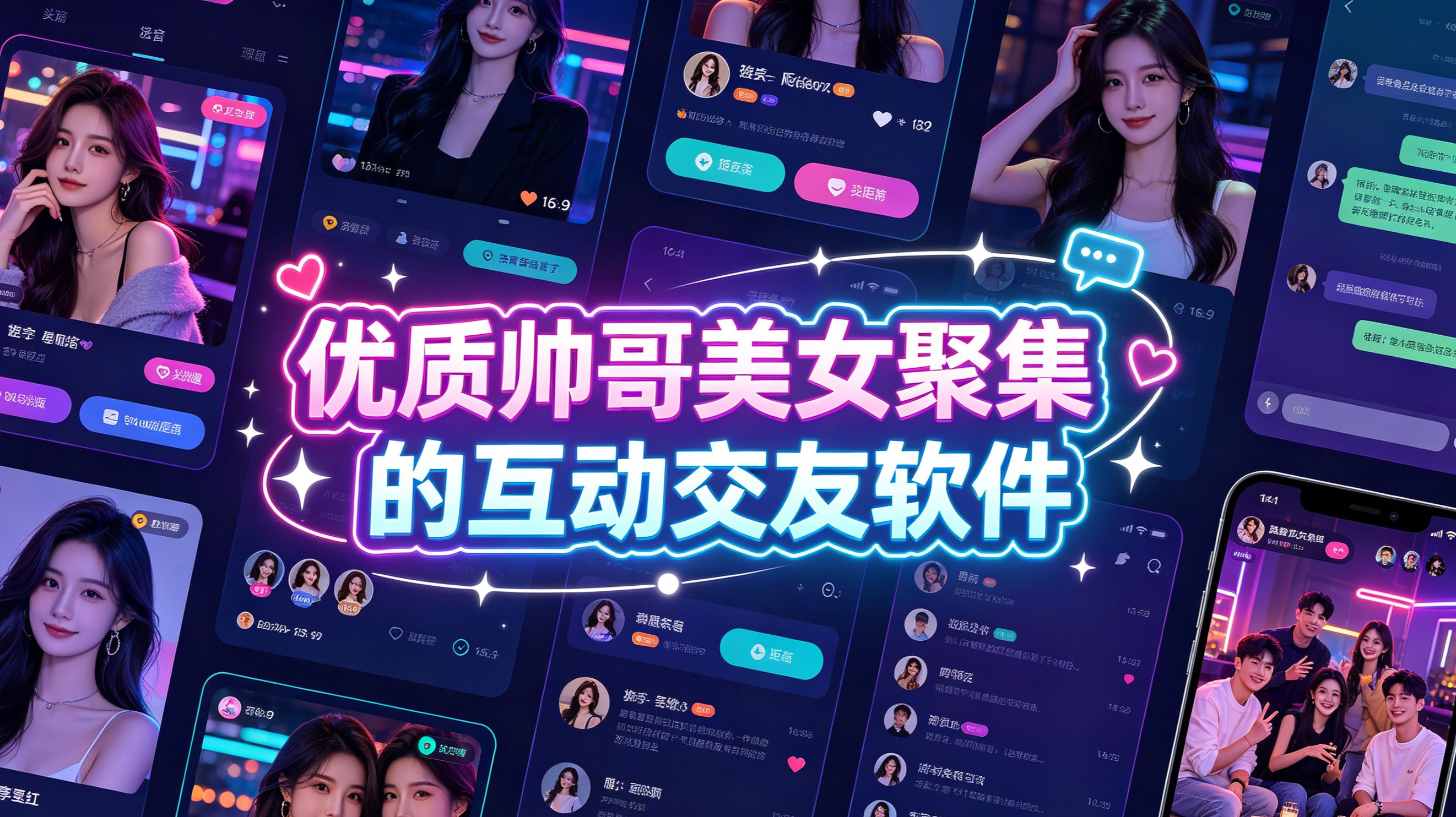 优质帅哥美女聚集的互动交友软件