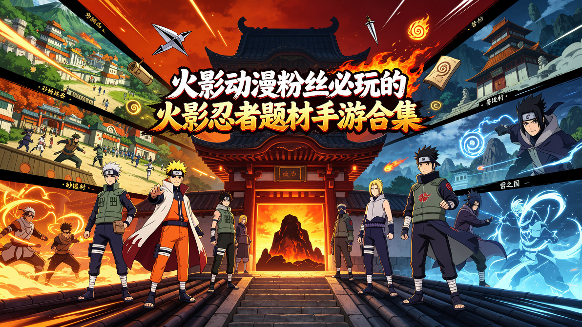 火影动漫粉丝必玩的火影忍者题材手游合集