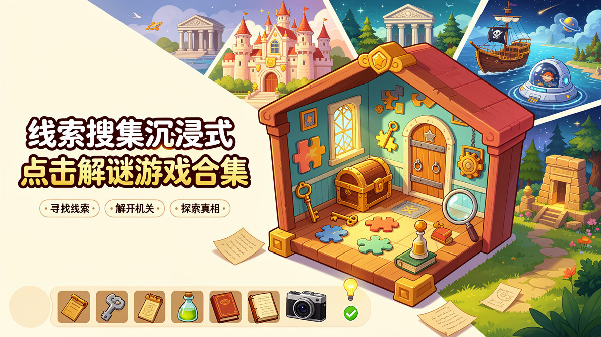 线索搜集沉浸式点击解谜游戏合集