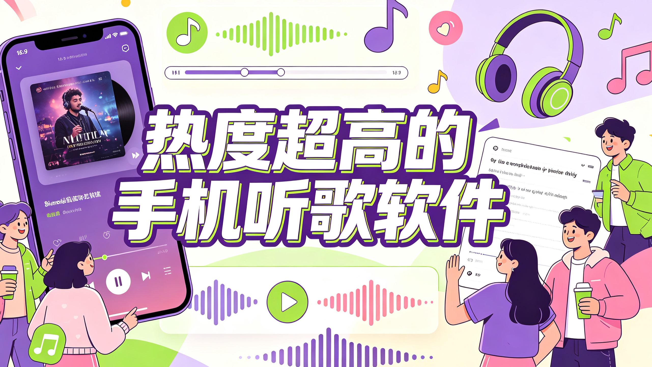 热度超高的手机听歌软件