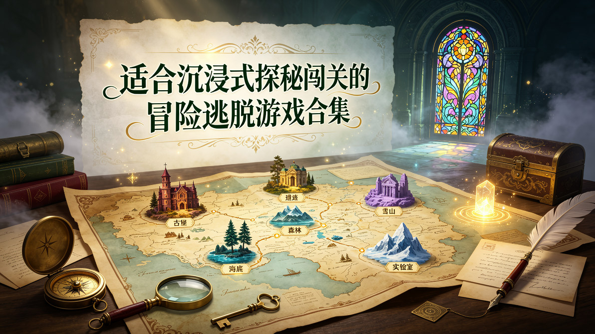 适合沉浸式探秘闯关的冒险逃脱游戏合集