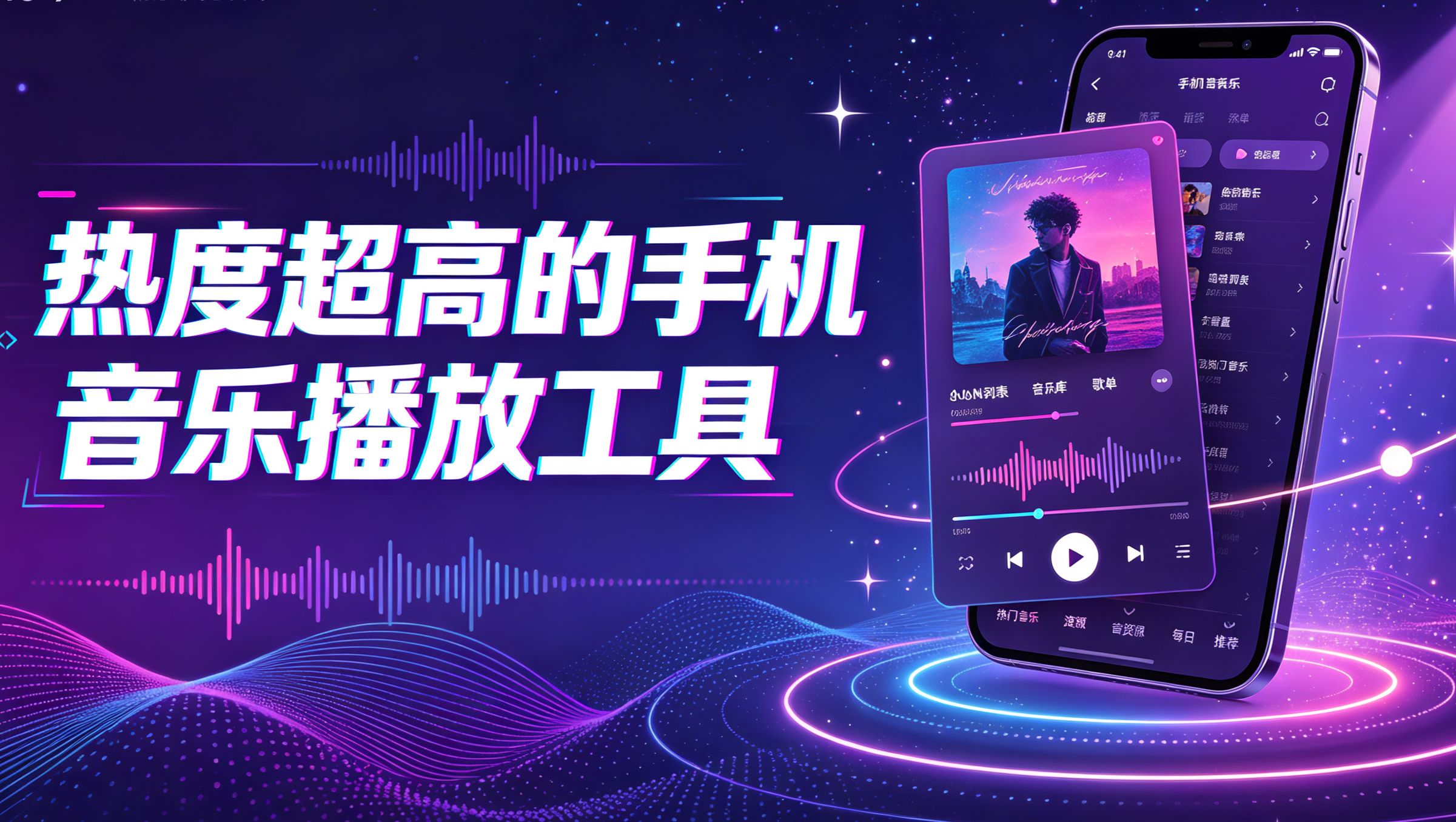 热度超高的手机音乐播放工具