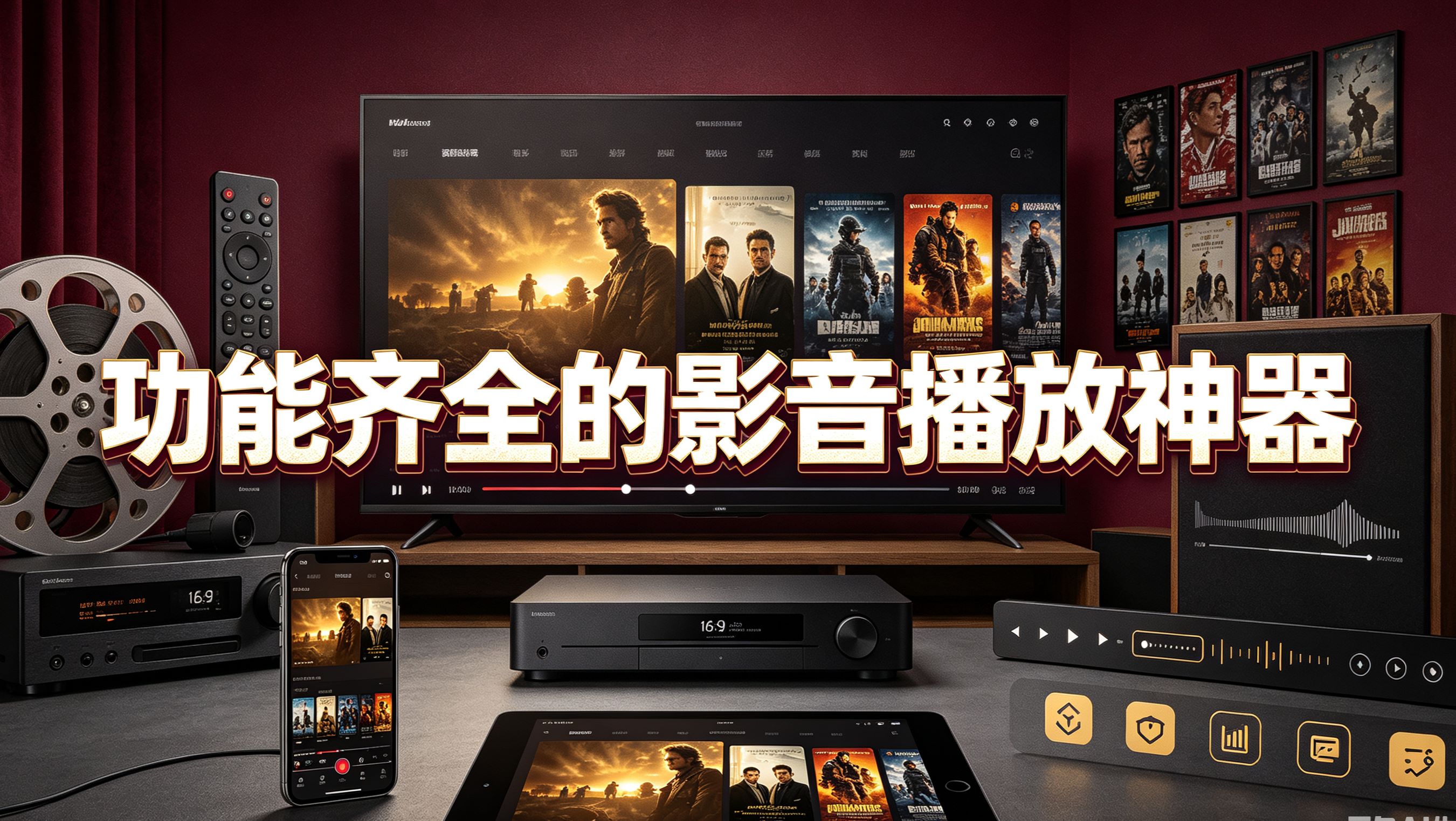 功能齐全的影音播放神器