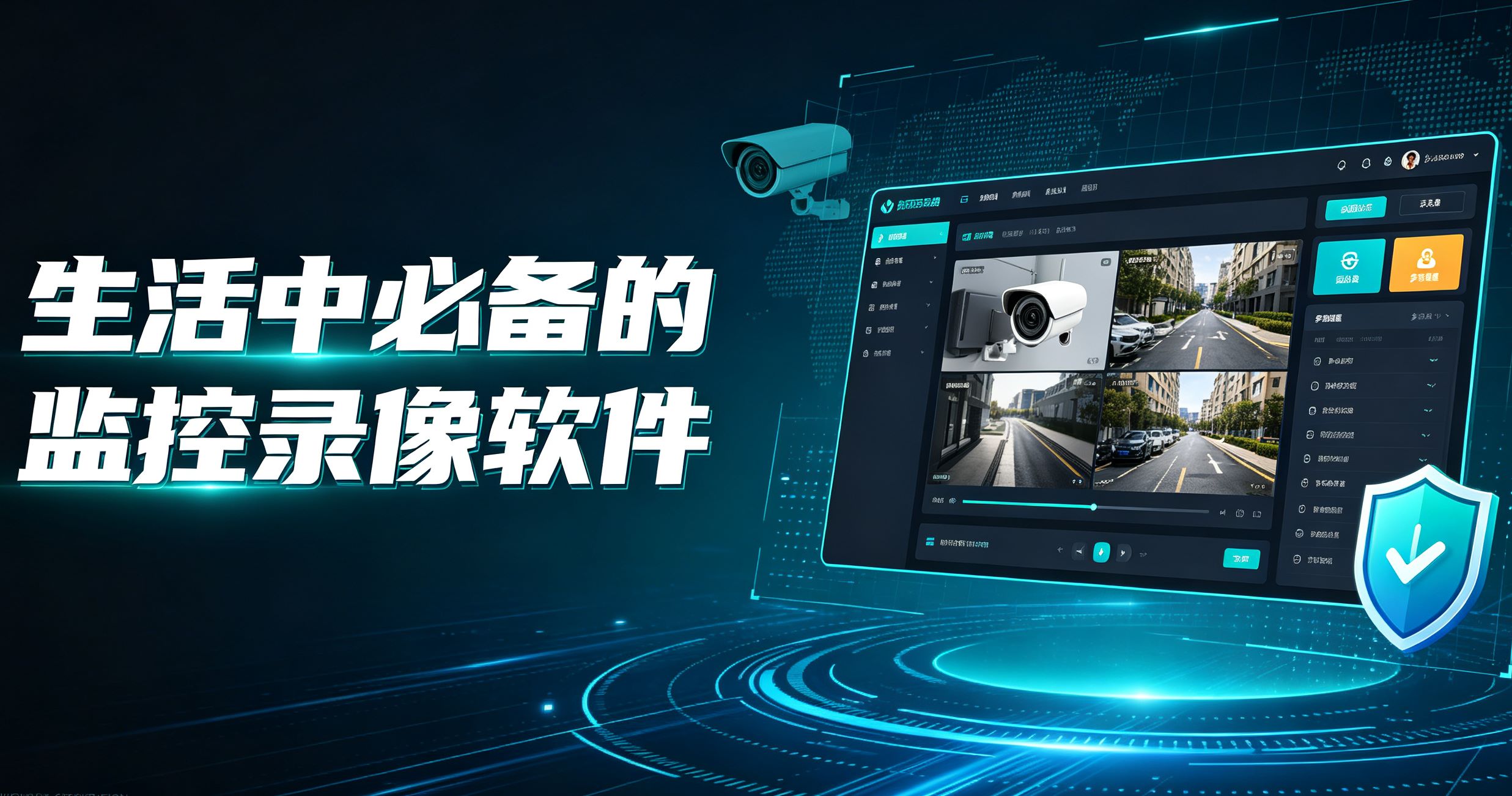 生活中必备的监控录像软件