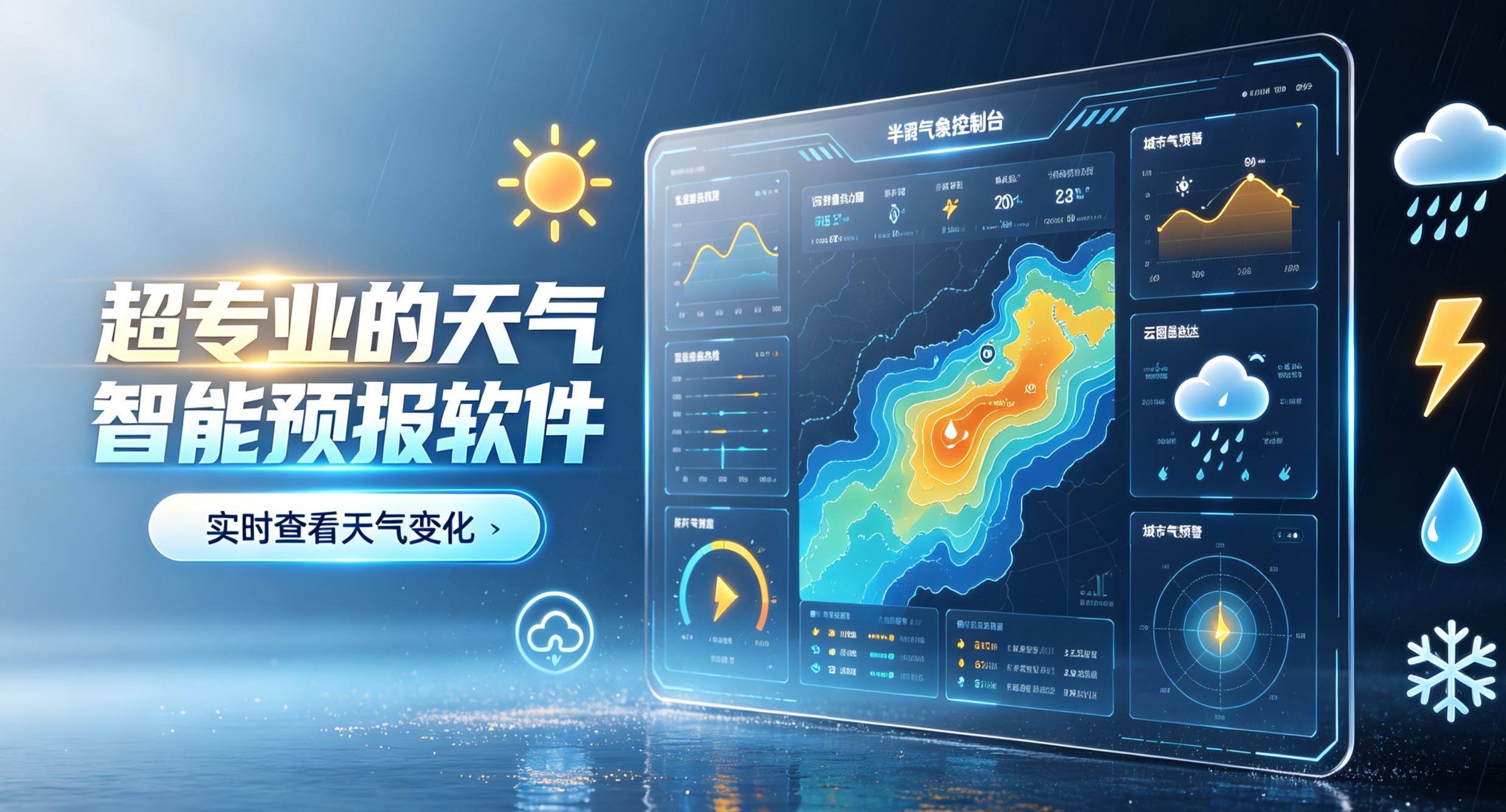 超专业的天气智能预报软件