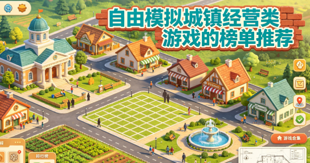 自由模拟城镇经营类游戏的榜单推荐