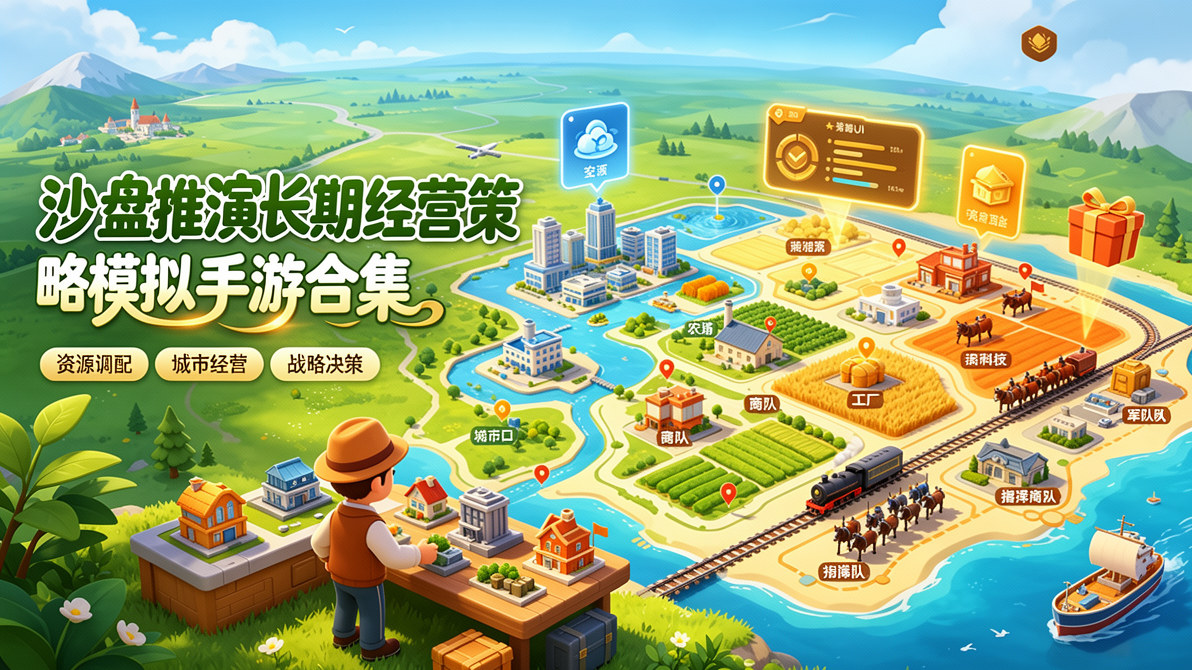 沙盘推演长期经营策略模拟手游合集