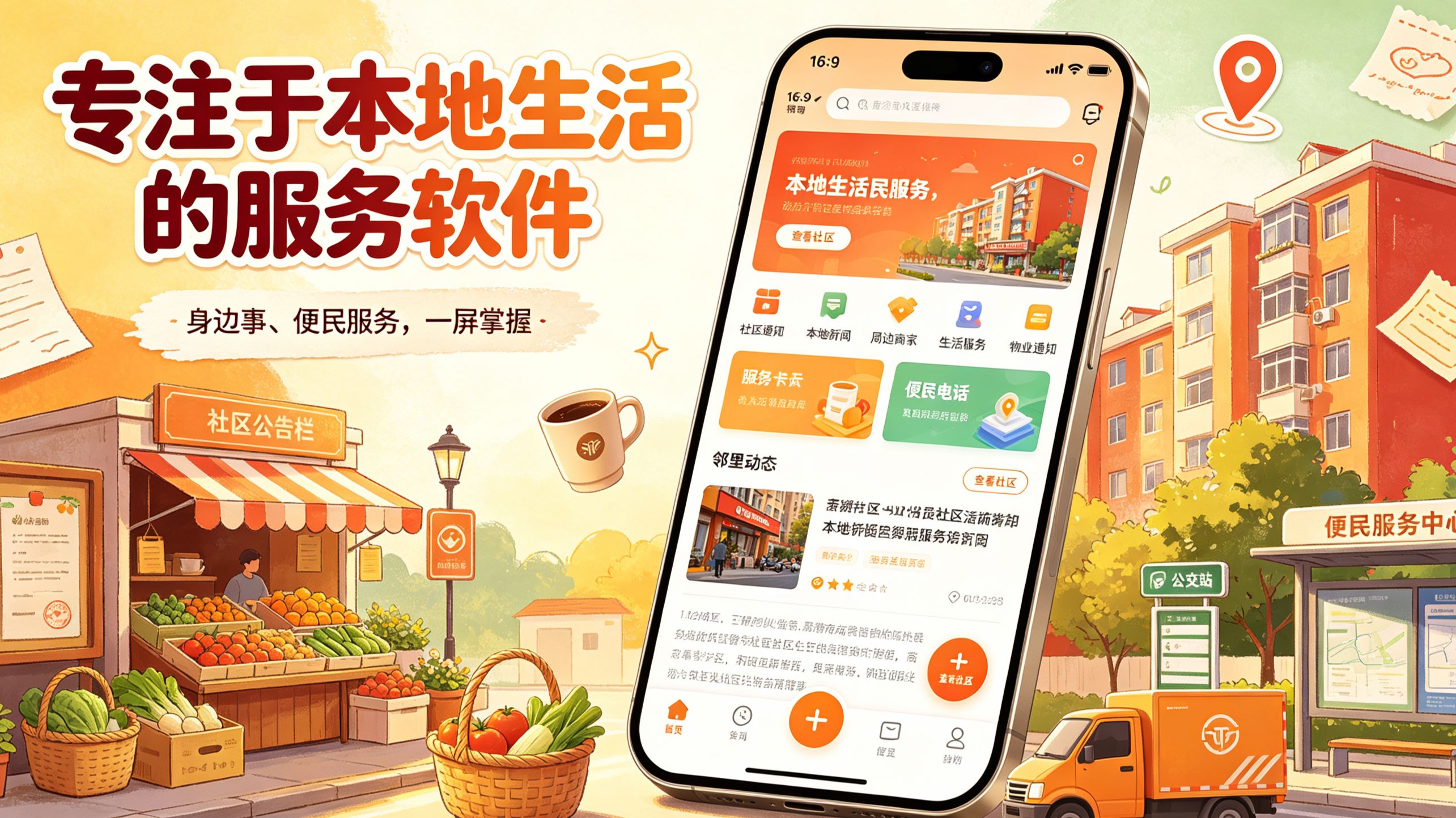 专注于本地生活的服务软件