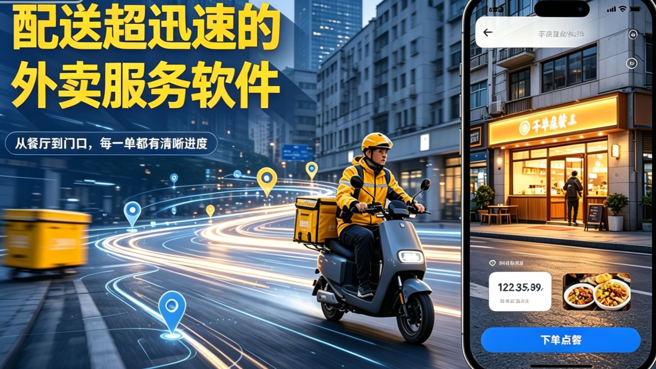 配送超迅速的外卖服务软件