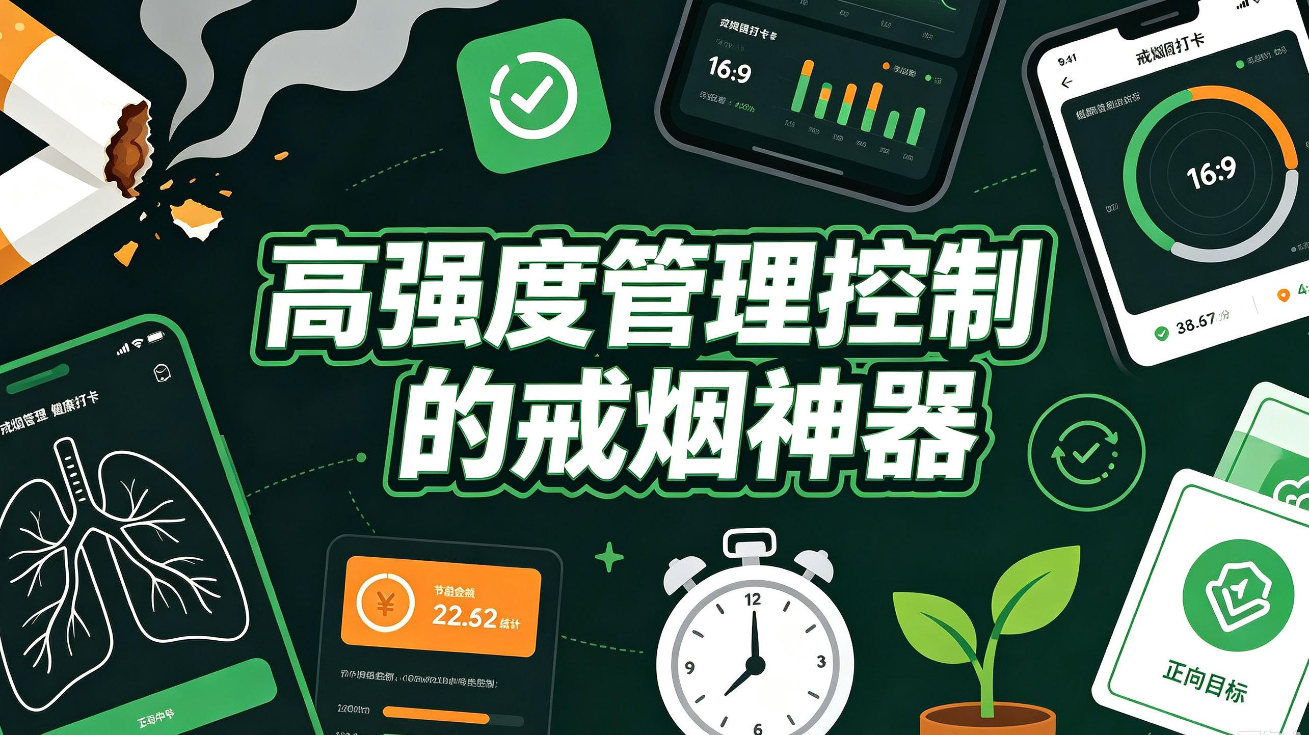 高强度管理控制的戒烟神器