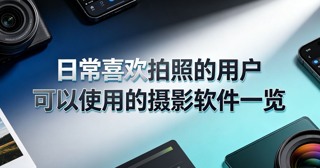 日常喜欢拍照的用户可以使用的摄影软件一览
