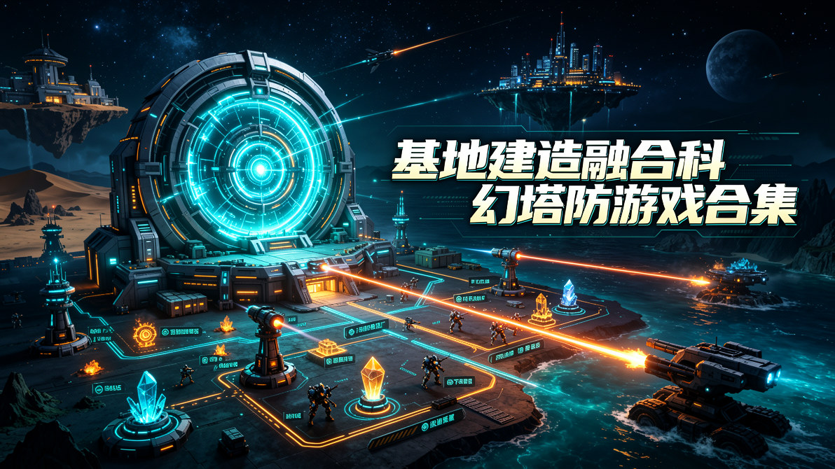 基地建造融合科幻塔防游戏合集