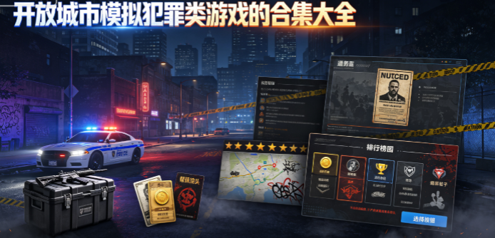 开放城市模拟犯罪类游戏的合集大全