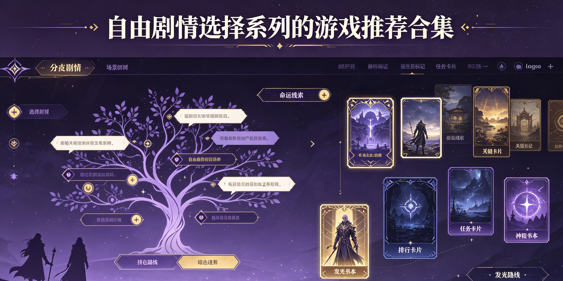 自由剧情选择系列的游戏推荐合集