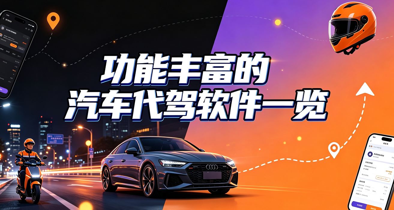 功能丰富的汽车代驾软件一览