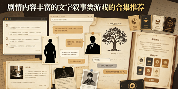 剧情内容丰富的文字叙事类游戏的合集推荐
