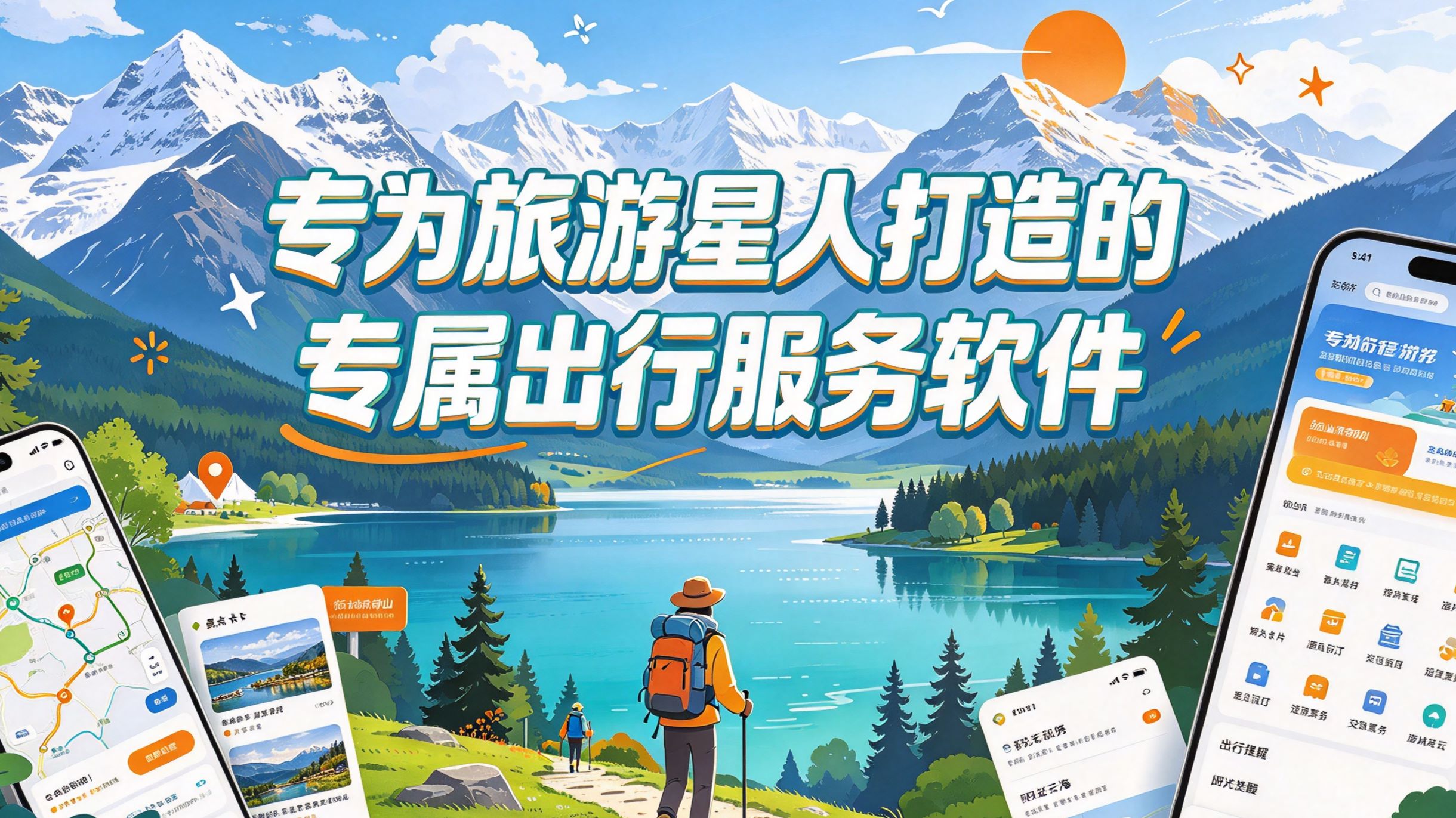 专为旅游星人打造的专属出行服务软件
