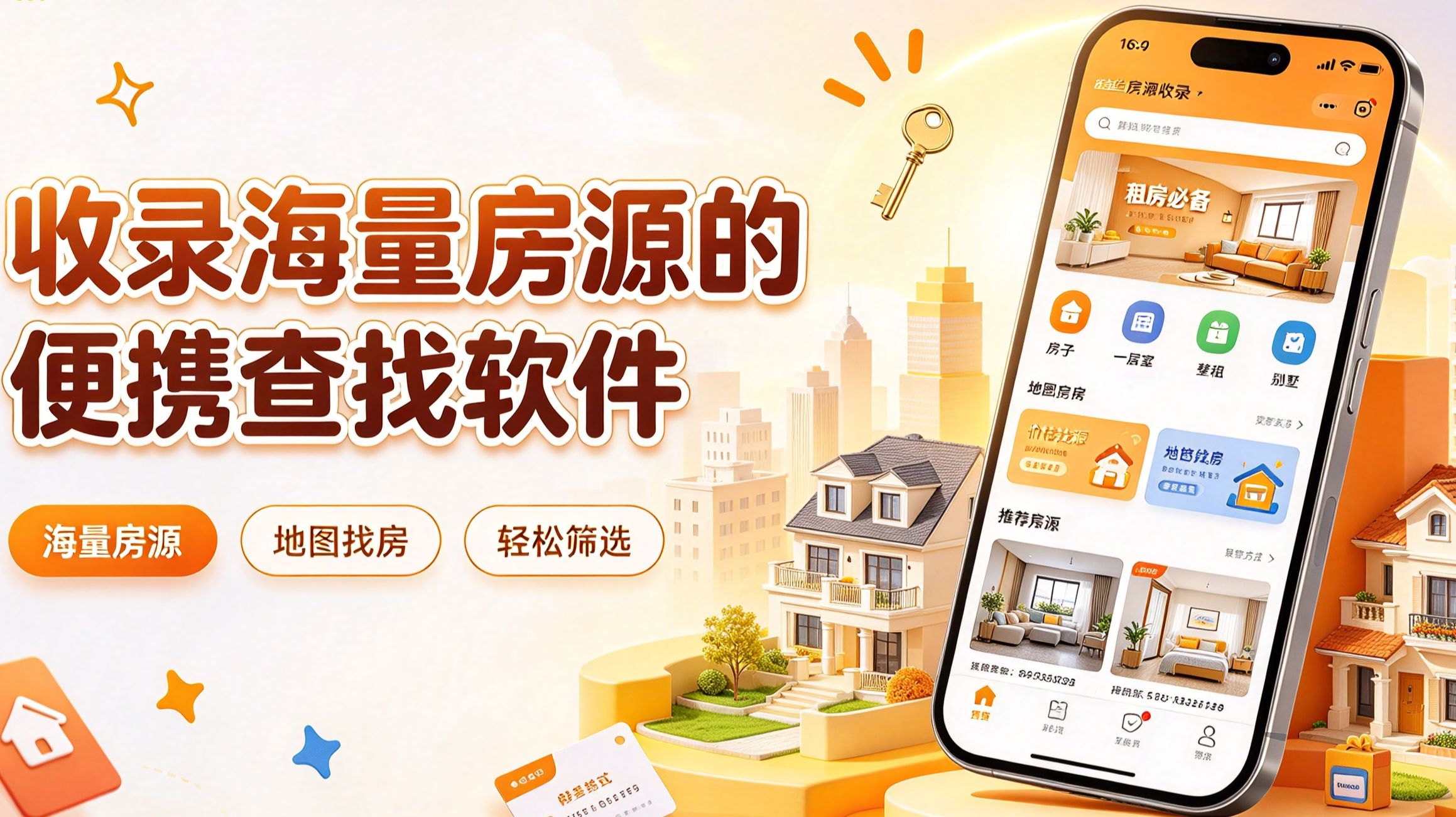 收录海量房源的便携查找软件