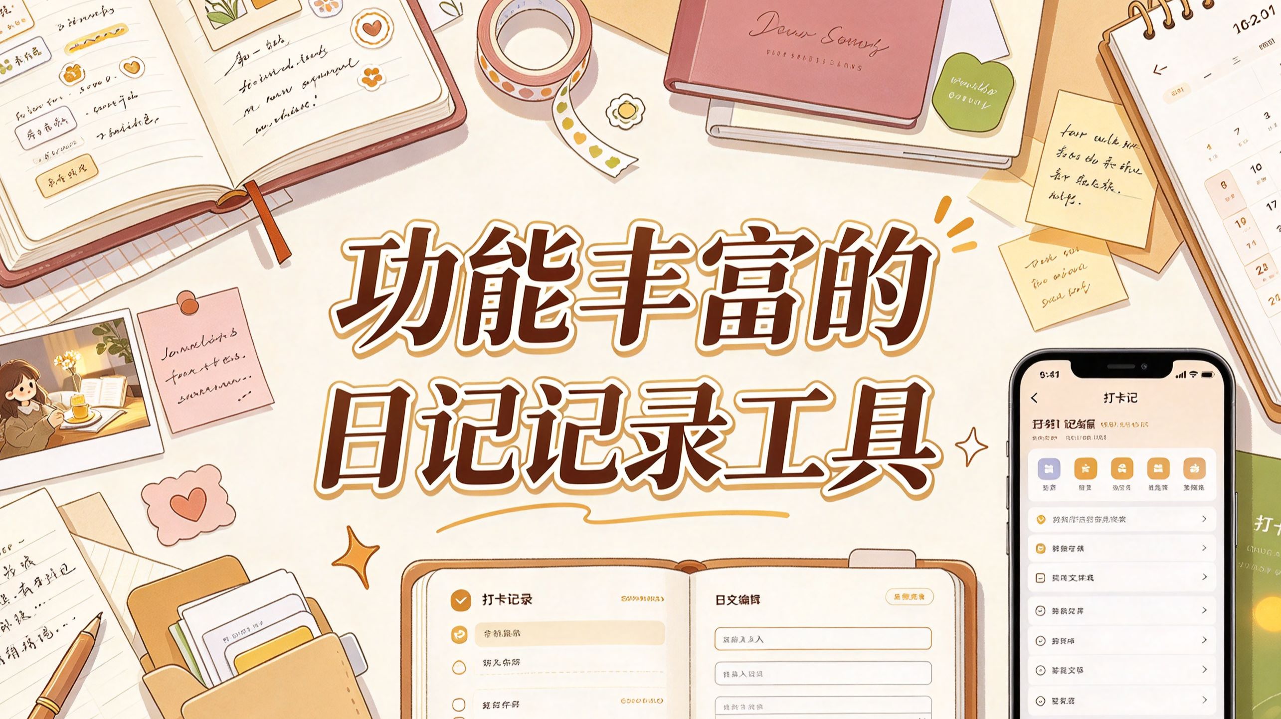功能丰富的日记记录工具