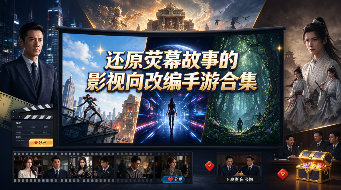 还原荧幕故事的影视向改编手游合集