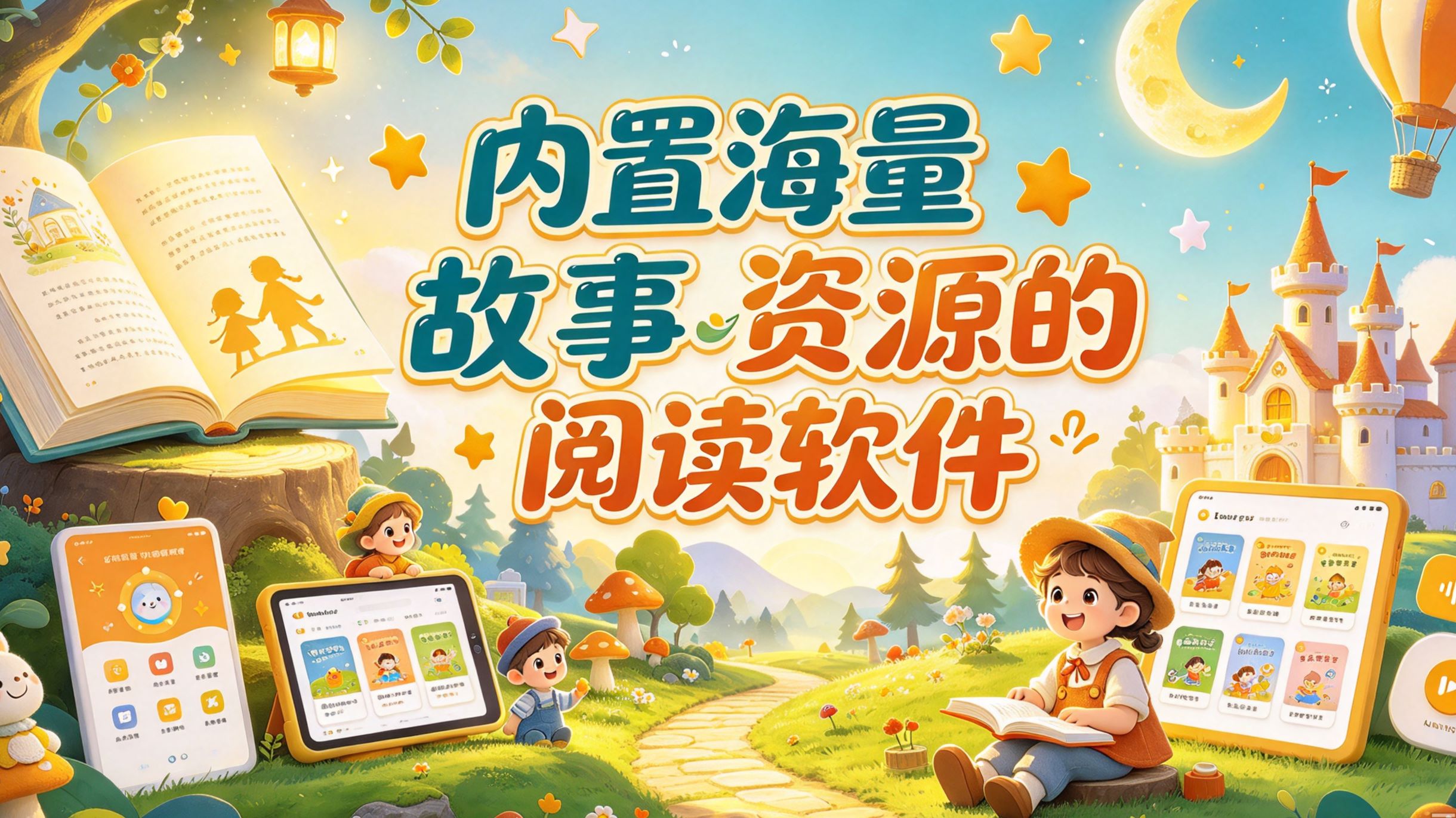 内置海量故事资源的阅读软件