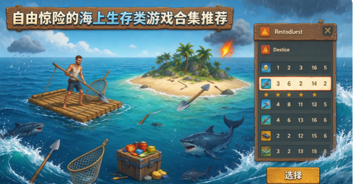 自由惊险的海上生存类游戏合集推荐