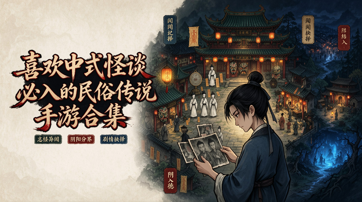 喜欢中式怪谈必入的民俗传说手游合集