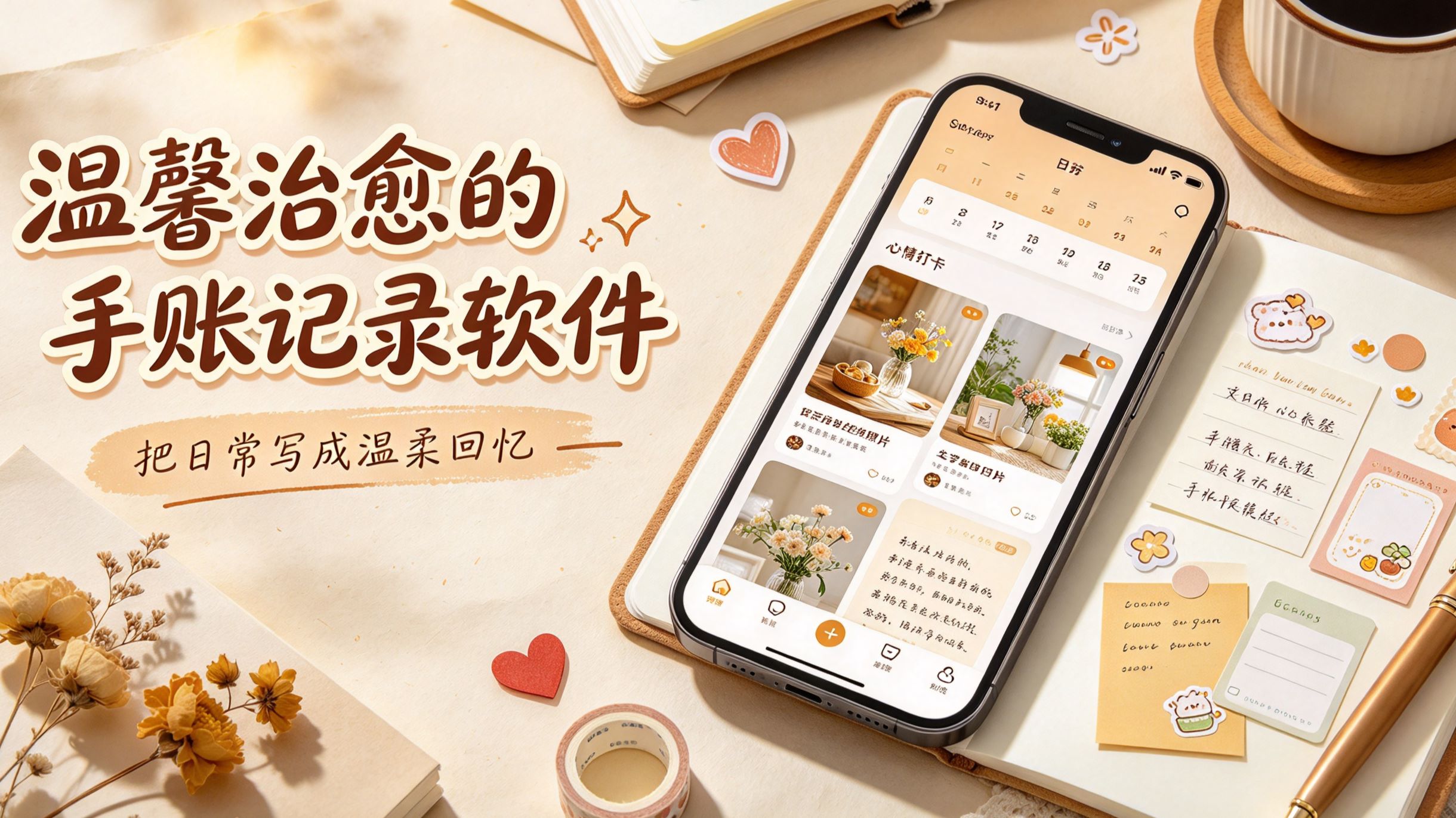 温馨治愈的手账记录软件