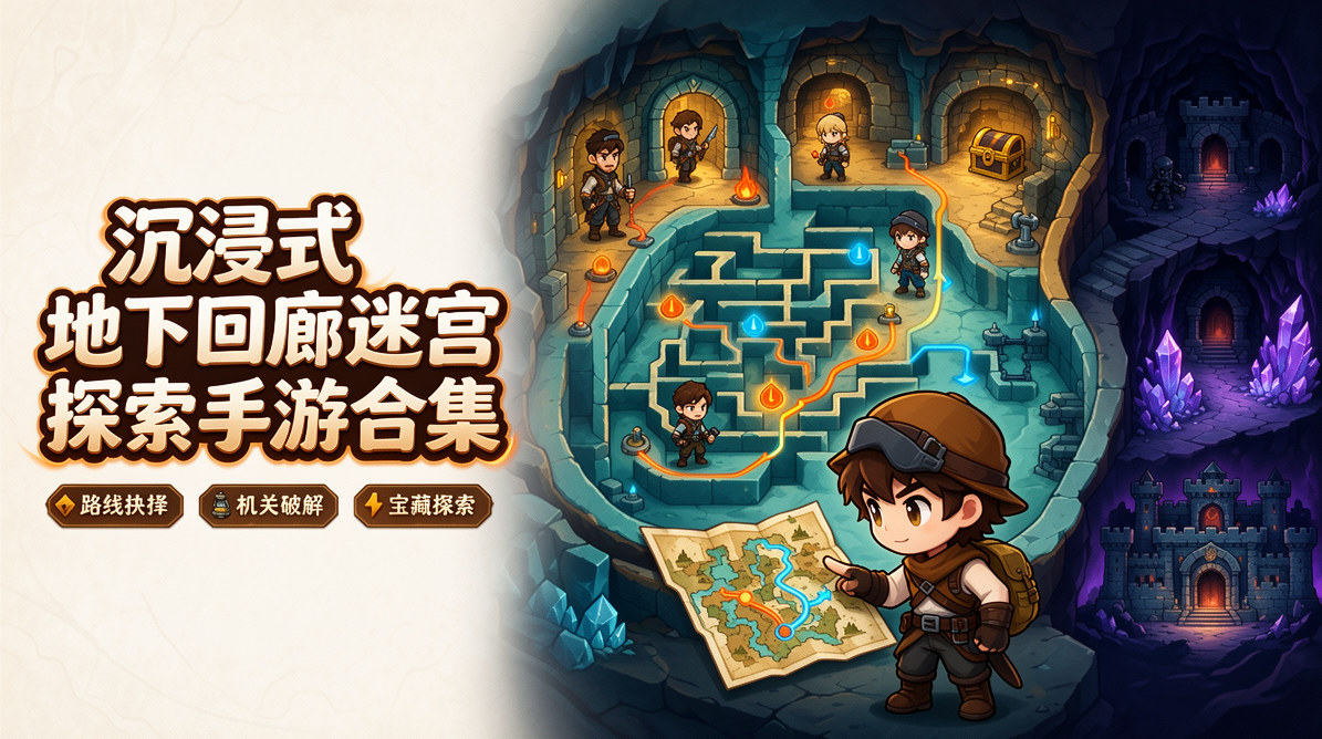 沉浸式地下回廊迷宫探索手游合集