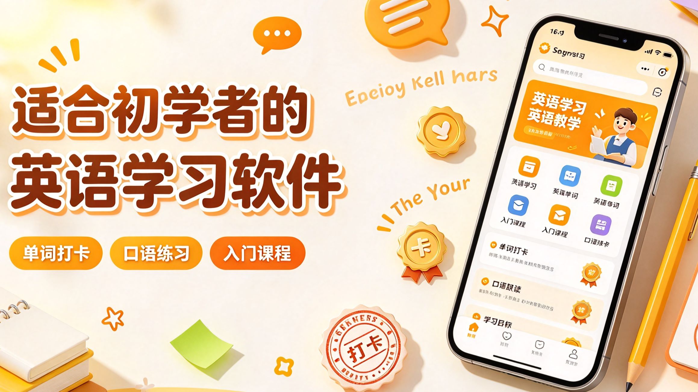 适合初学者的英语学习软件