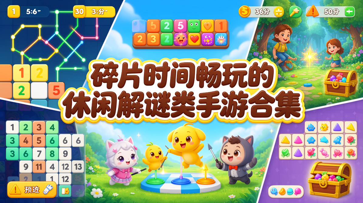 碎片时间畅玩的休闲解谜类手游合集