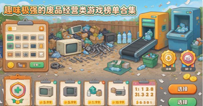 趣味极强的废品经营类游戏榜单合集