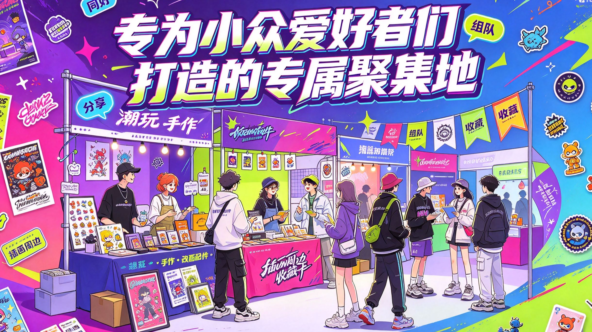 专为小众爱好者们打造的专属聚集地