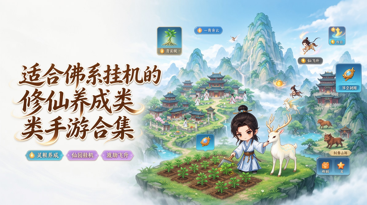 适合佛系挂机的修仙养成类手游合集