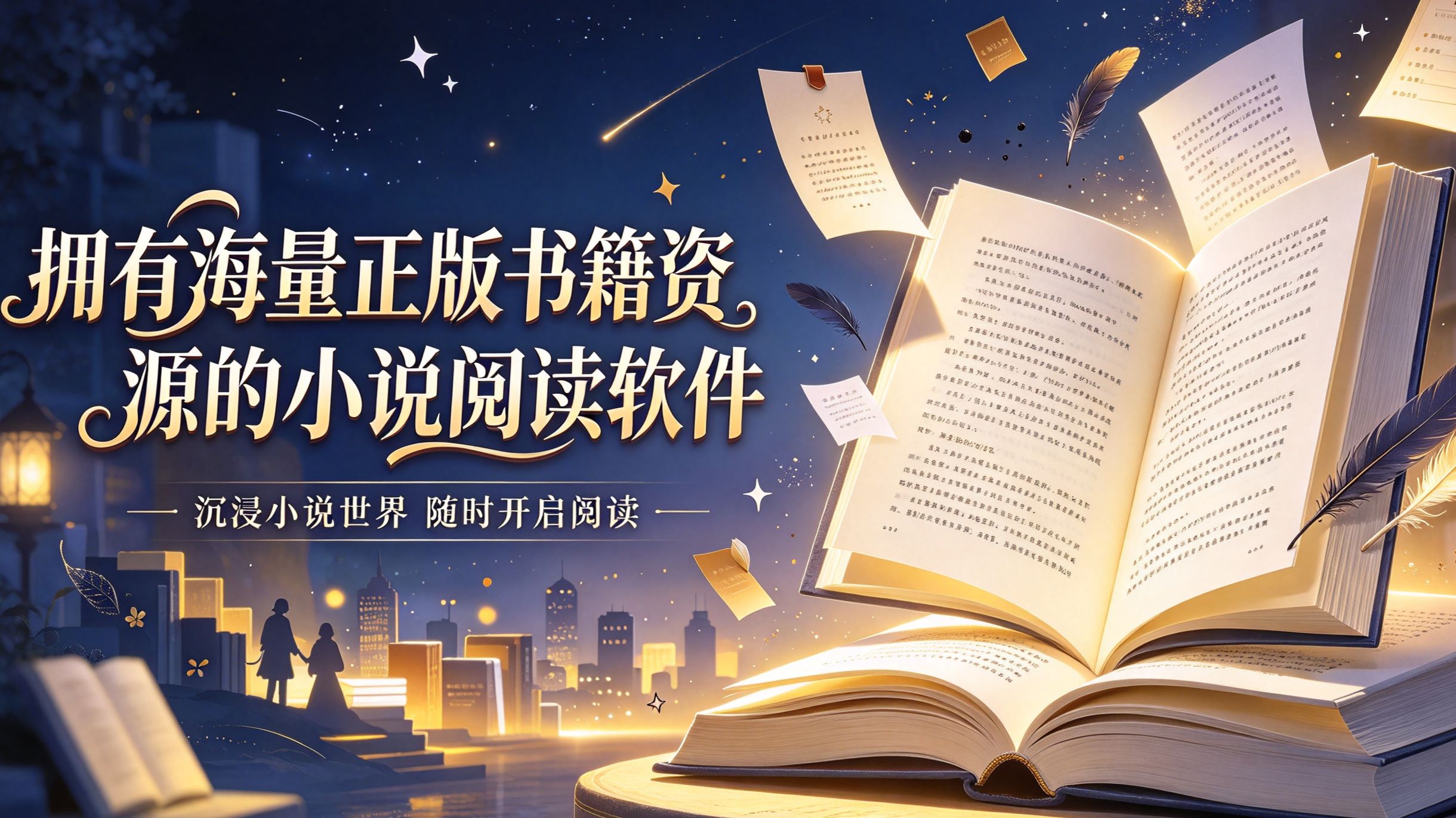 拥有海量正版书籍资源的小说阅读软件