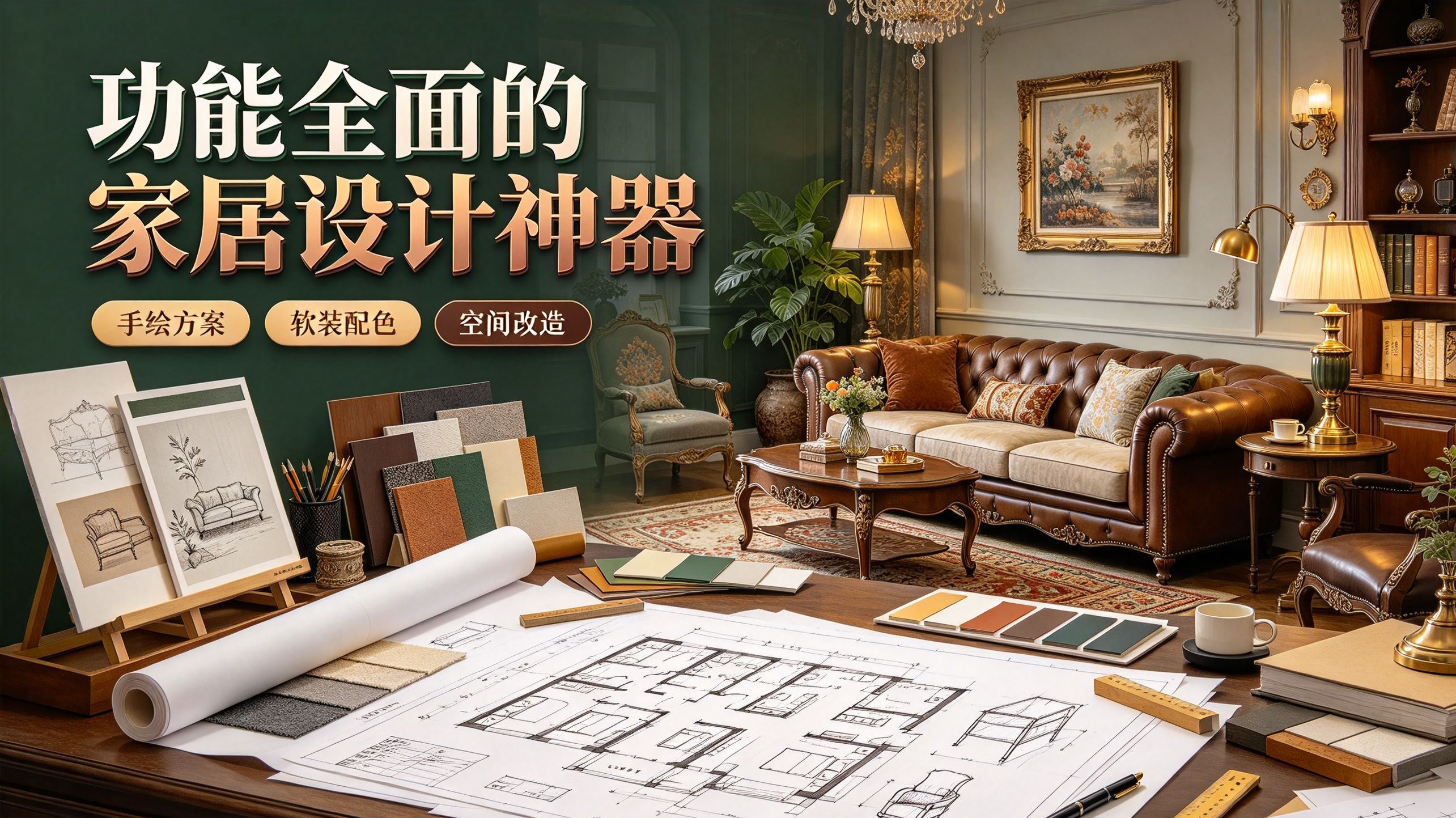功能全面的家居设计神器