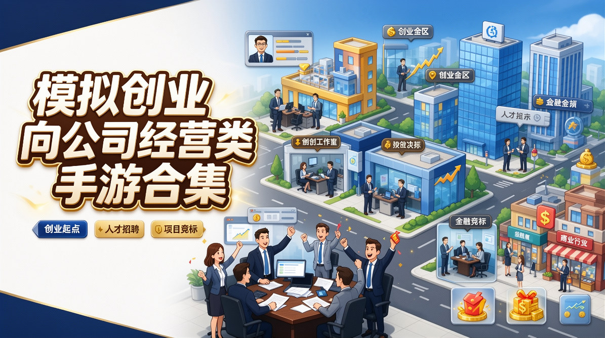 模拟创业向公司经营类手游合集