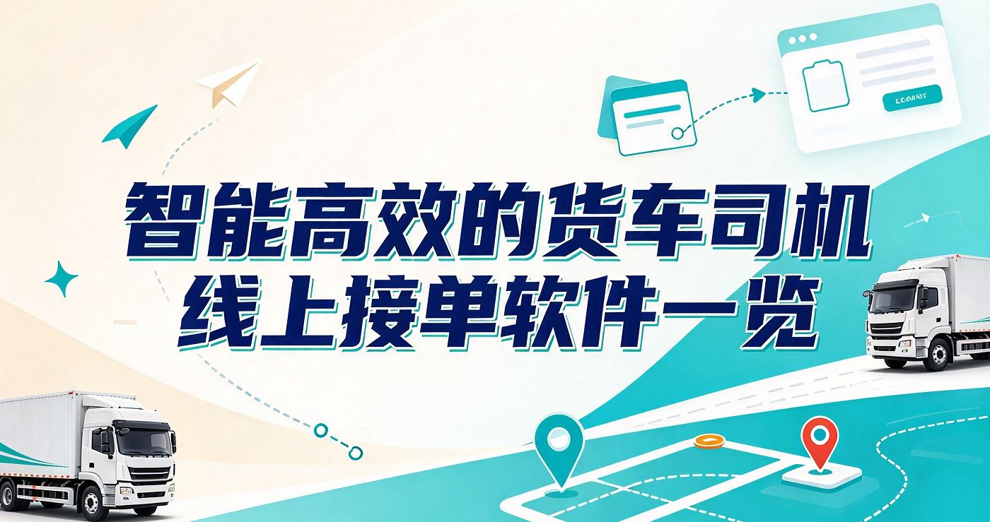 智能高效的货车司机线上接单软件一览
