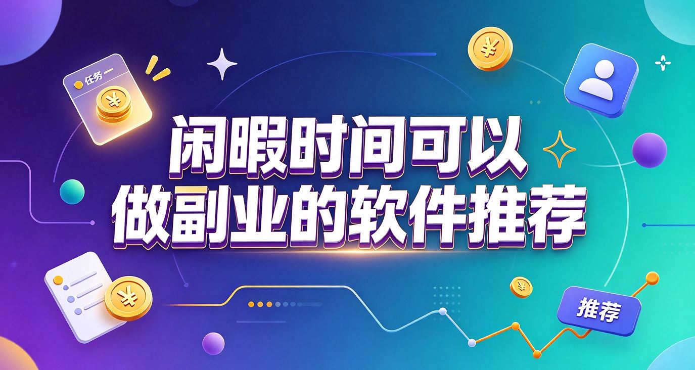 闲暇时间可以做副业的软件推荐