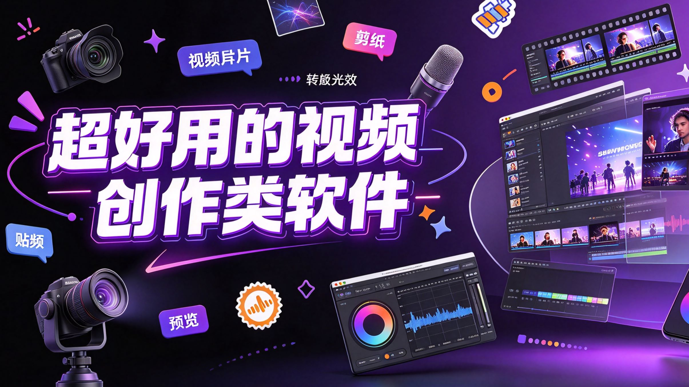 超好用的视频创作类软件