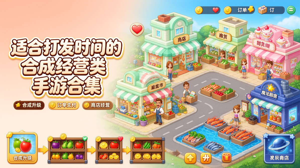 适合打发时间的合成经营类手游合集
