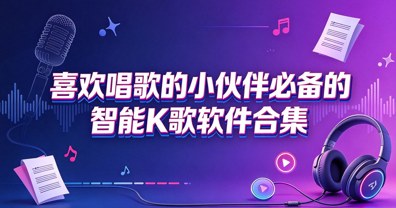 喜欢唱歌的小伙伴必备的智能K歌软件合集