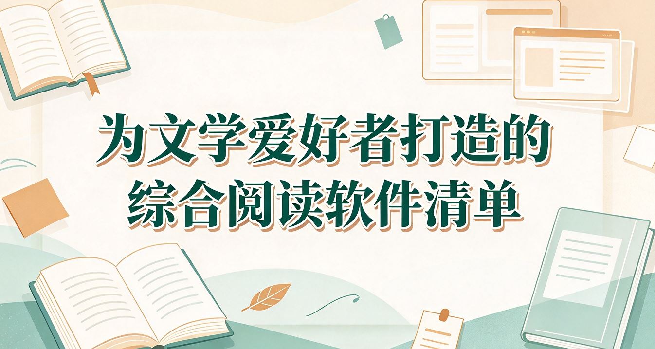 为文学爱好者打造的综合阅读软件清单