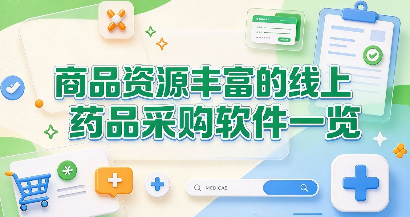 商品资源丰富的线上药品采购软件一览