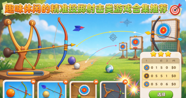 趣味休闲的精准投掷射击类游戏合集推荐