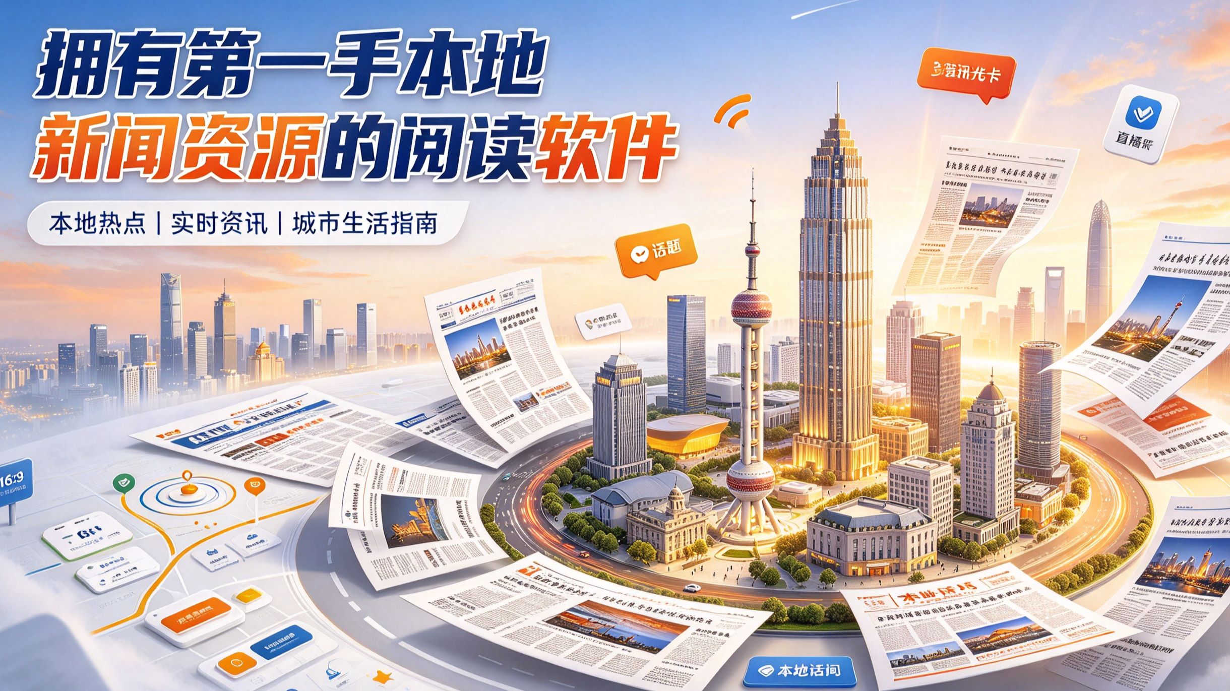 拥有第一手本地新闻资源的阅读软件
