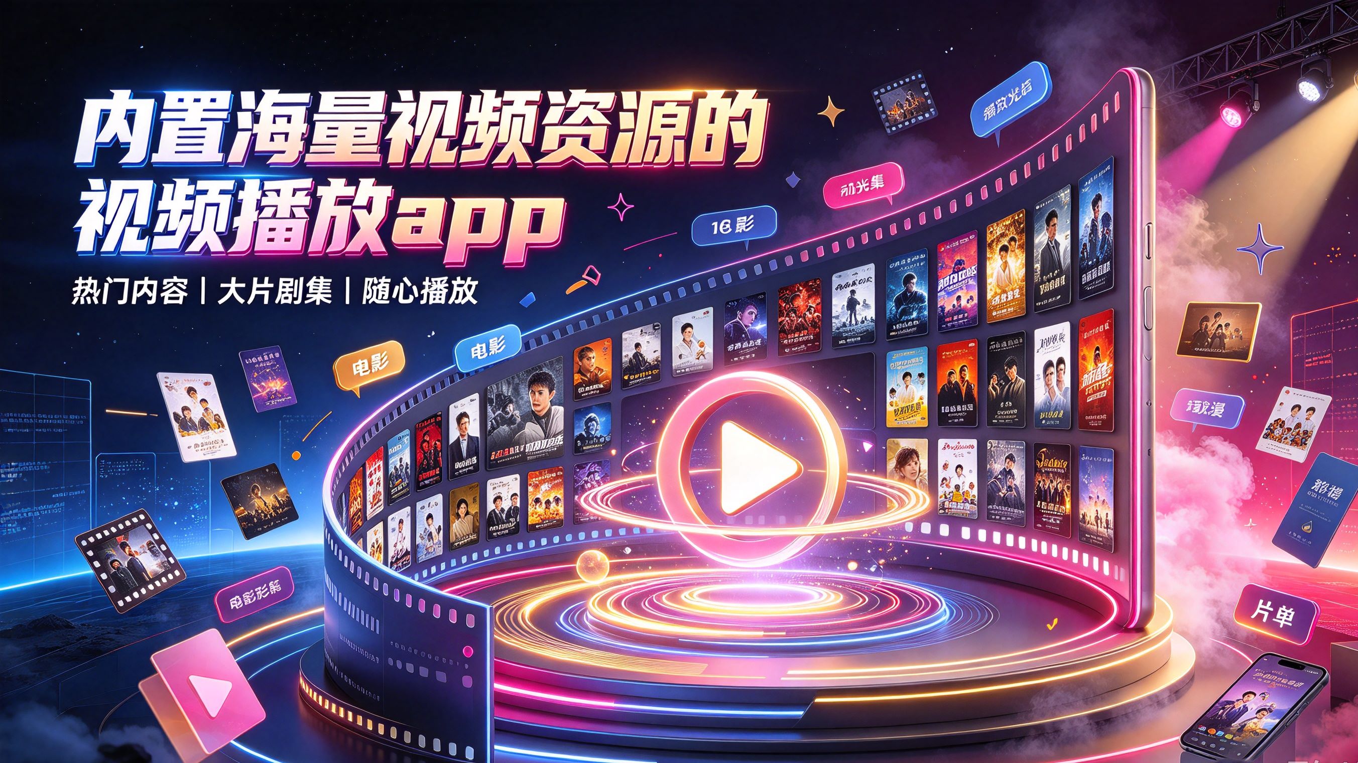 内置海量视频资源的视频播放app
