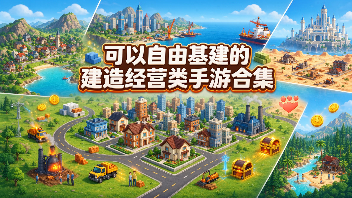 可以自由基建的建造经营类手游合集