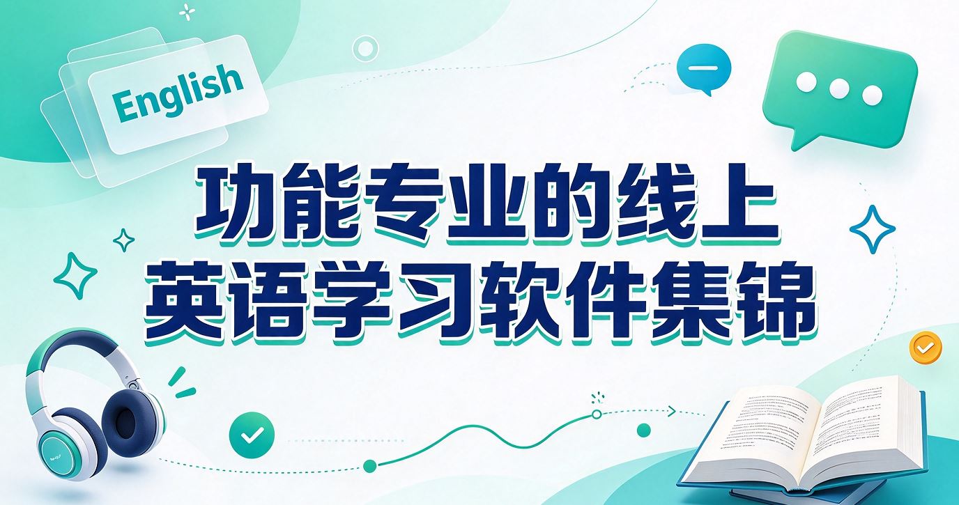 功能专业的线上英语学习软件集锦