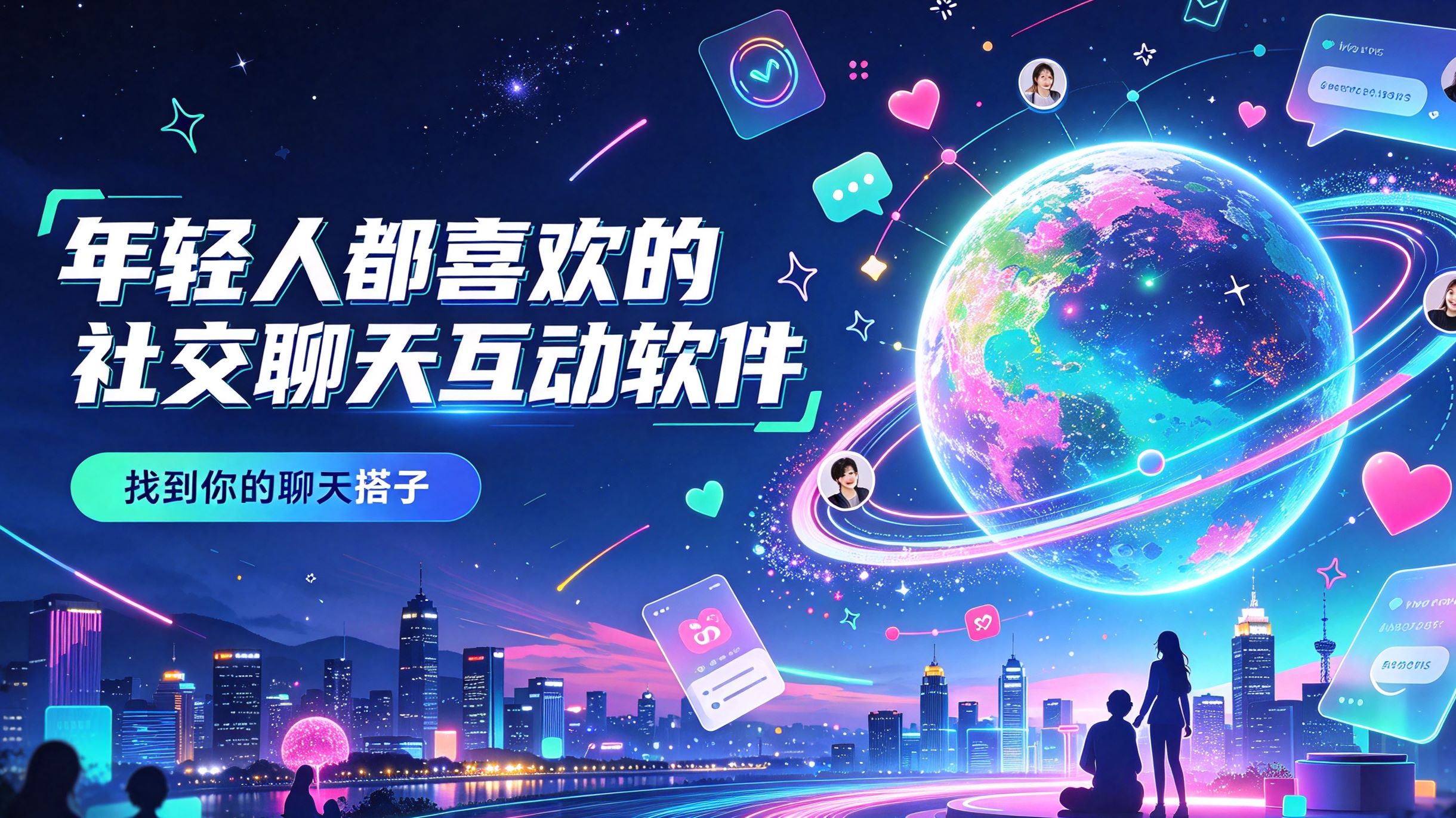 年轻人都喜欢的社交聊天互动软件
